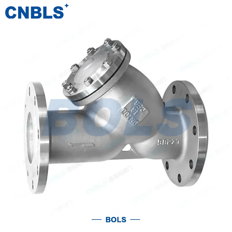 Filtro tipo Y com flange de aço inoxidável